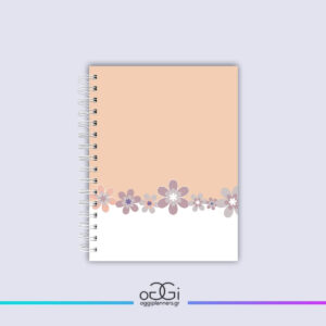 Ημερήσιο Ημερολόγιο Violet Bloom | Χειροποίητο Planner Καθημερινής Οργάνωσης