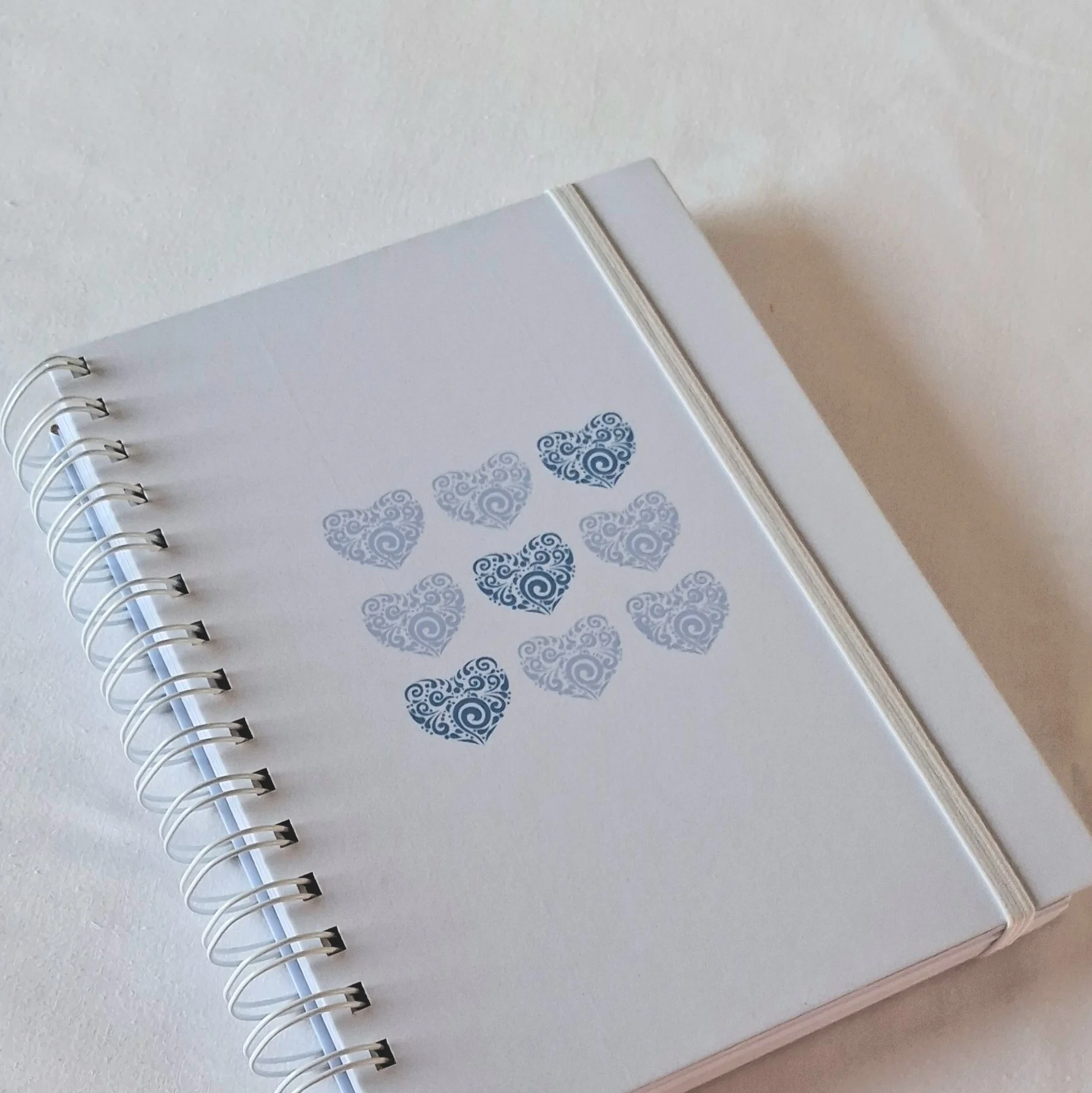 Ημερήσιο Ημερολόγιο "Blue Heart" | Χειροποίητο Planner Καθημερινής Οργάνωσης - Image 10