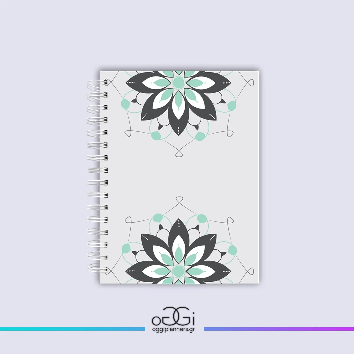 Εβδομαδιαίο Ημερολόγιο Green Mandala | Χειροποίητο Planner Εβδομαδιαίας Οργάνωσης